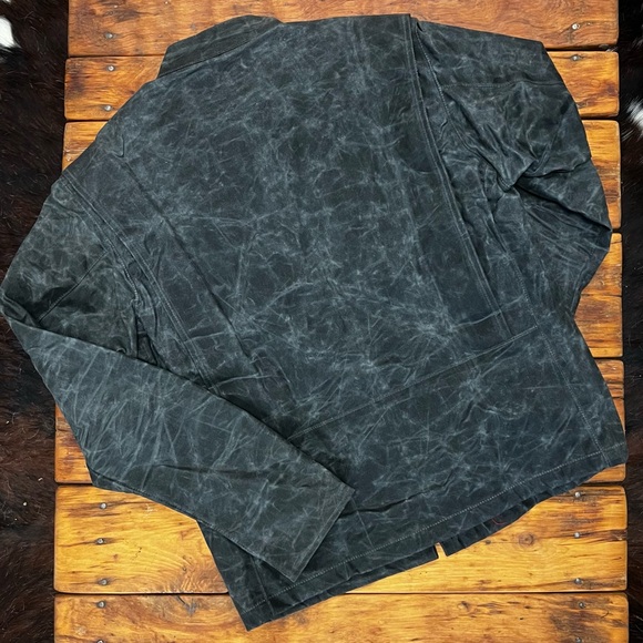 Johnson Motors dry wax heavy canvas cafe racer jacket. VERY RARE. NWT - Picture 5 of 10